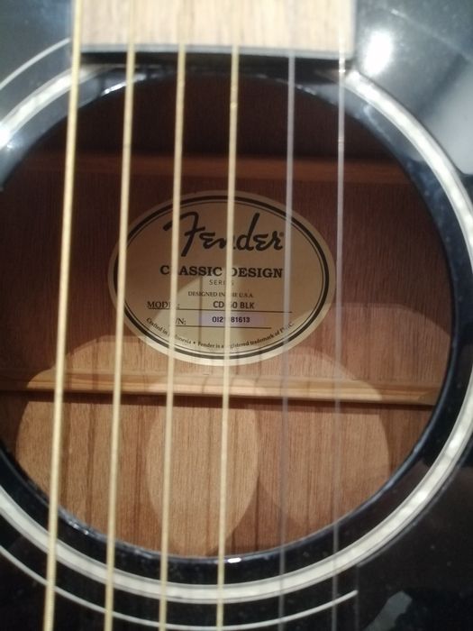 Gitara akustyczna Fender CD-60 BLK