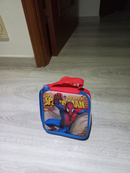 Garrafa Térmica + Lancheira Spiderman