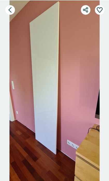 Płyta meblowa lakierowana Pianta Agata Meble. Nowa 58x214,6 biały.