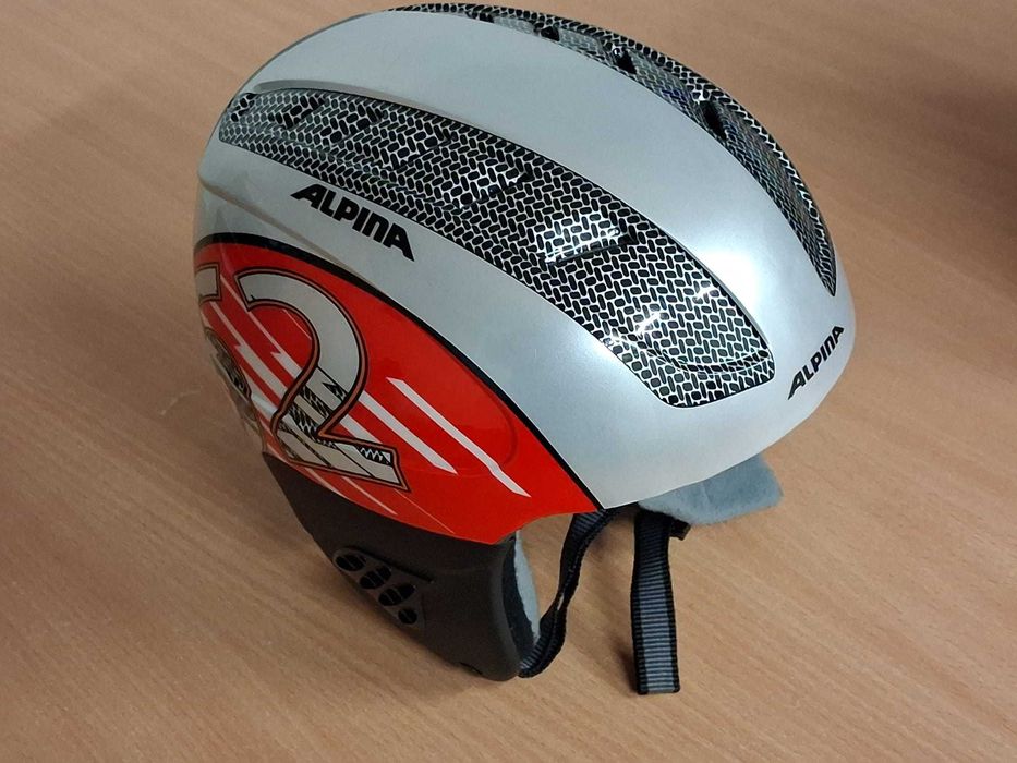 Kask narciarski dziecięcy Alpina Carat unisex - stan idealny