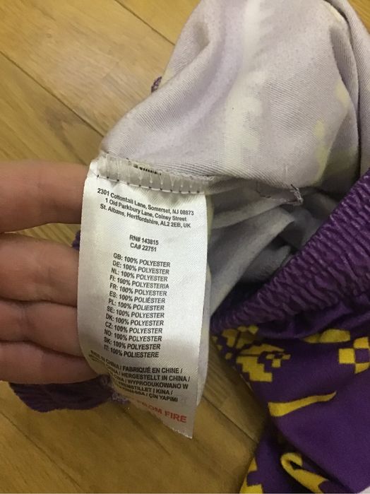 Штани домашні новорічні олені вікінг фіолетові унісекс