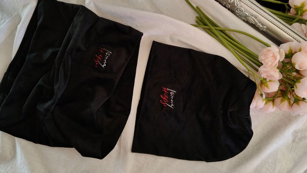 TH komplet welurowy czapka plus komin premium