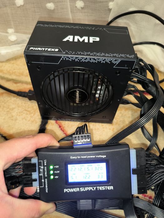 Phanteks AMP 750W 80 Plus Gold (Seasonic платформа) Блок живлення модульний ігровий бж БП rtx rx gtx gt gaming oc