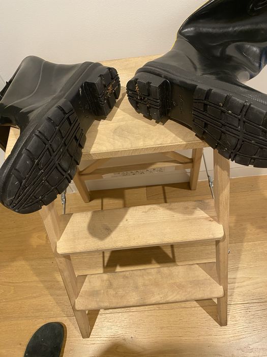 Botas de borracha Joules preto/amarelo 38