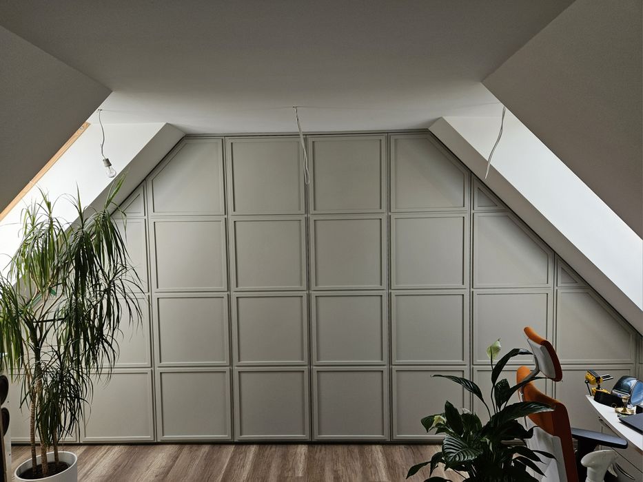 Szafy skos, Szafy w zabudowie, Garderoby.