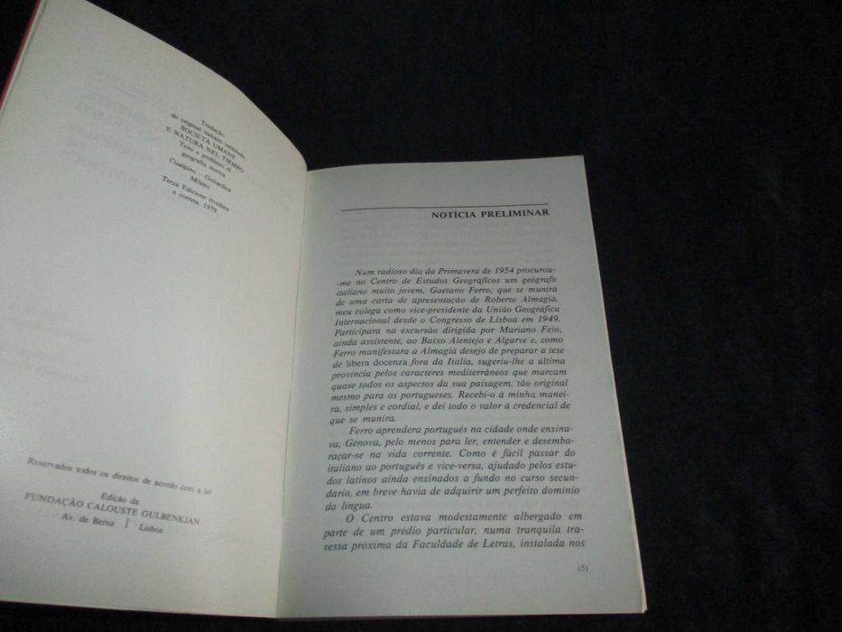 Livro Sociedade Humana e Ambiente no Tempo Gaetano Ferro