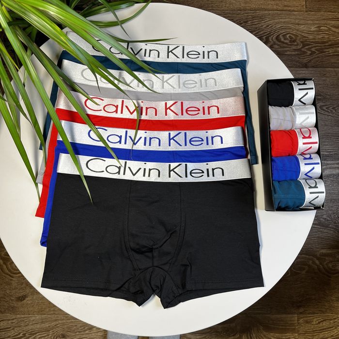 Чоловічі боксери Calvin Klein silver