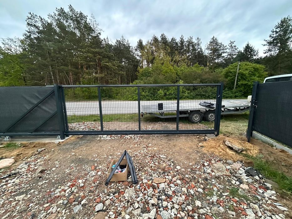 Ogrodzenie panelowe fi4 153cm bramy panelowe palisadowe montaż