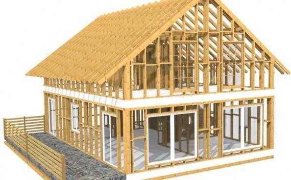 Каркас дерев'яний для Будинку. Проектування