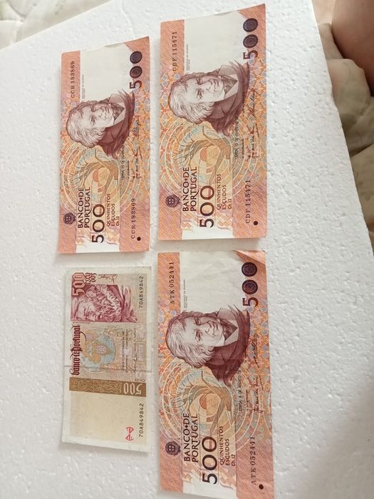 Selling 500 escudos banknotes at a very good price
