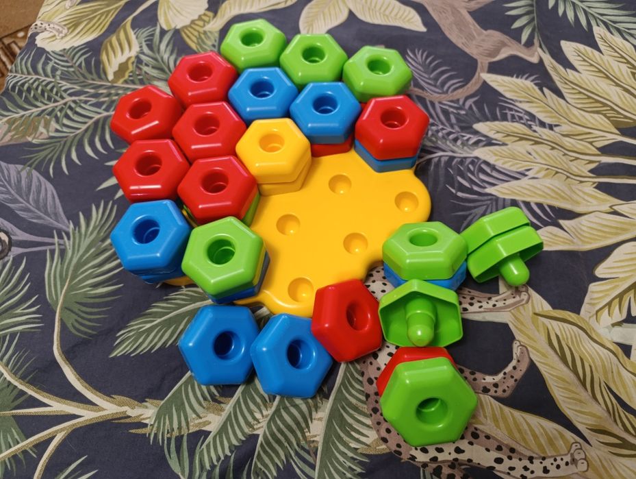 Мозаїка крупна Ігропазли Tigers соти, рамка, вкладиш