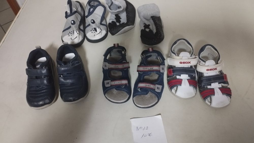 Calçado até ao número 29