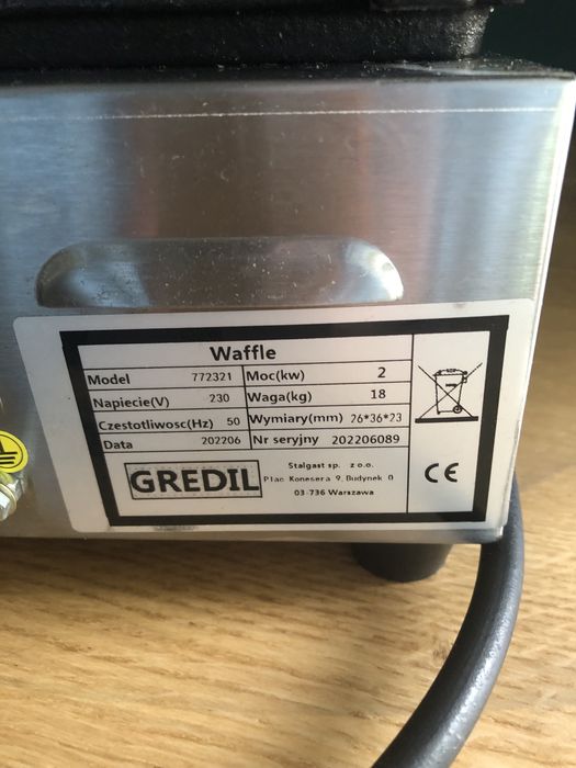 Gofrownica gastronomiczna