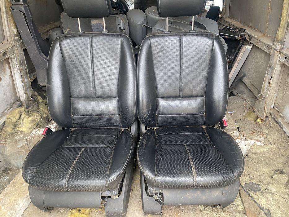 Mercedes ml w163  w164 салон сиденья карты дверей третій ряд