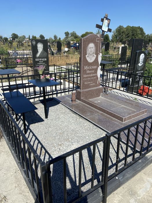 Благоустрій могил. Встановлення пам’ятників. Бетонування