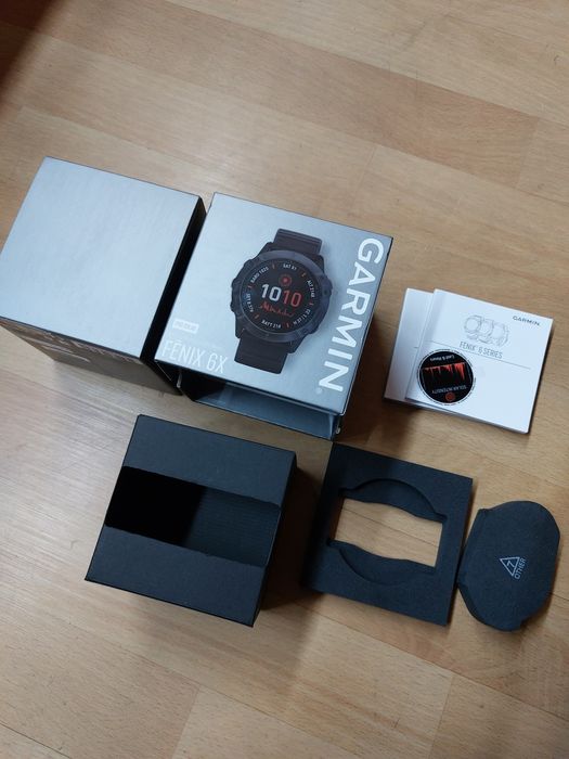 Pudełko od zegarka Garmin Fenix 6x pro solar