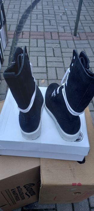 Trapery skórzane damskie