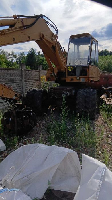 Koparka atlas odpala jezdzi sprawna z chytakiem do zlomu