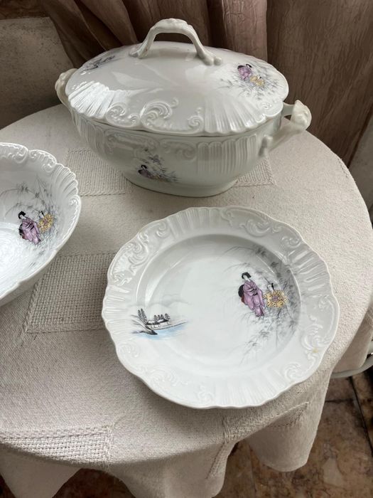 Serviço de jantar Vista Alegre N32 modelo japones Otaru