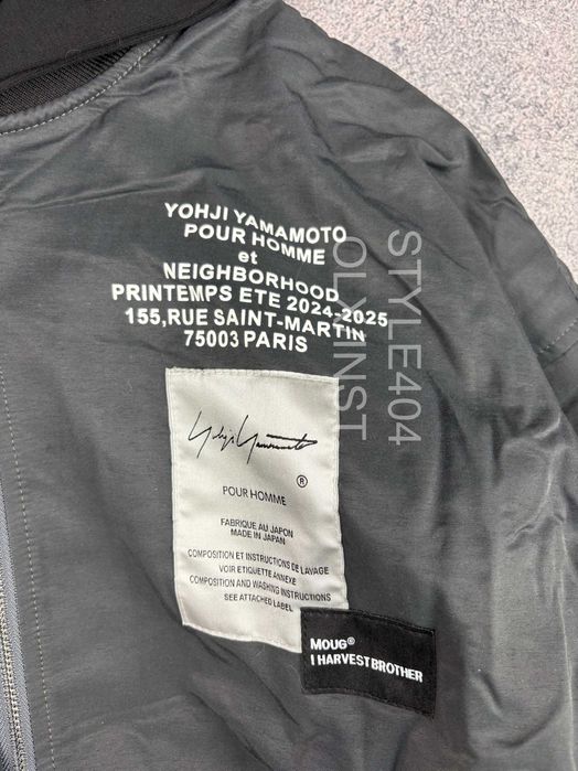 Куртка Yohji Yamamoto йоджи ямамото бомбер пуховик