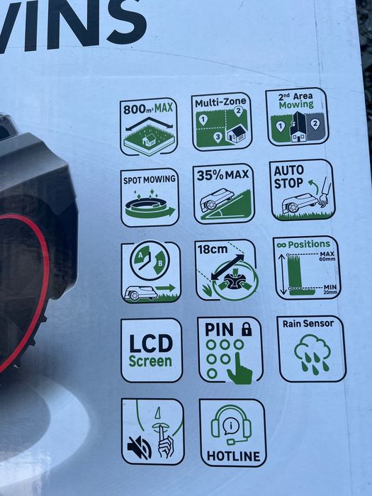 Robot koszący kosiarka Sterwins ST800 Gwarancja