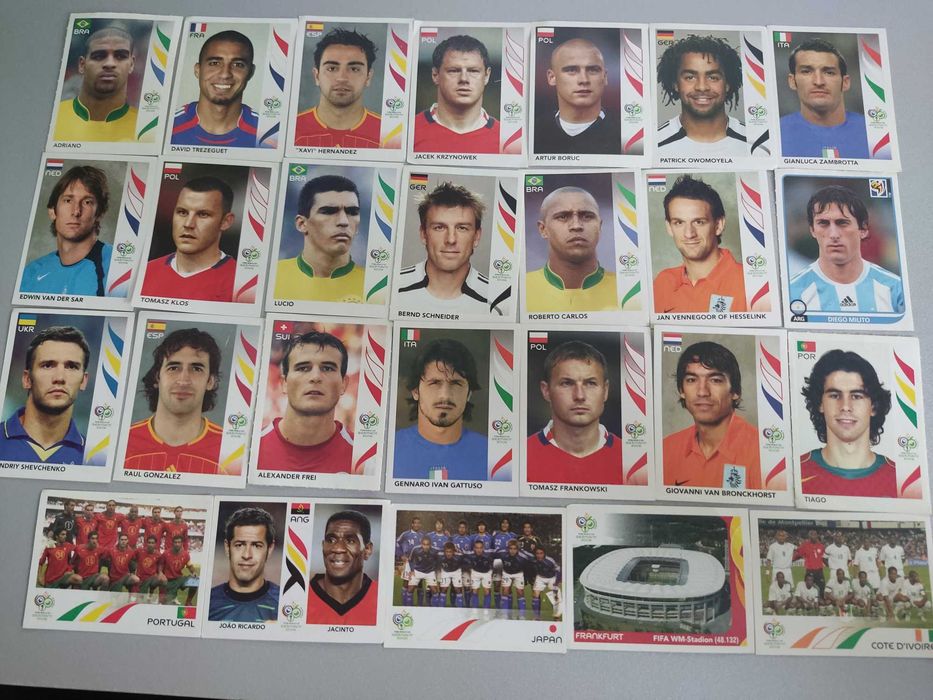 naklejki Panini World Cup 2006