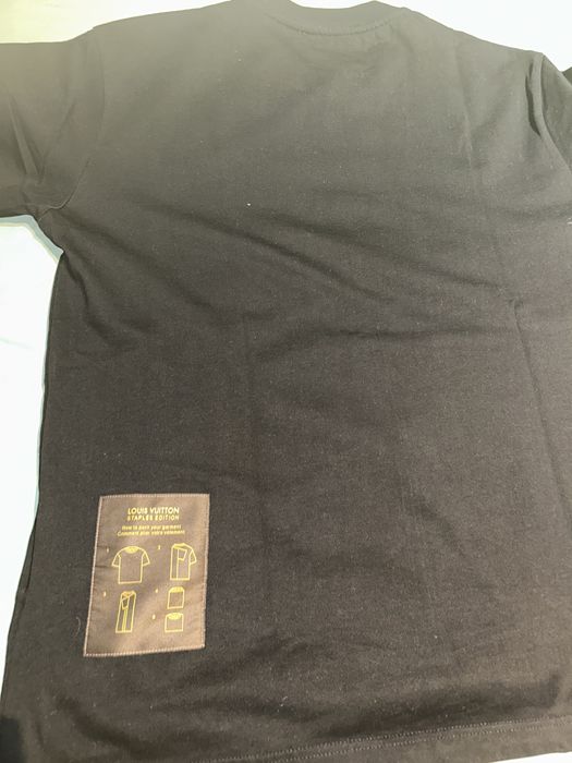 T-shirt preta homem LV