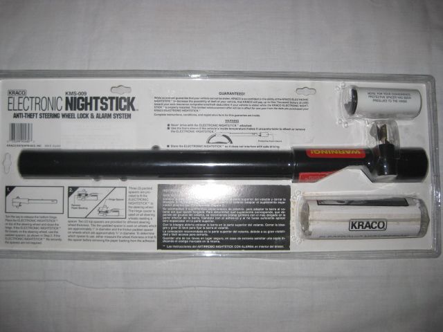 Tranca de Volante Kraco Electronic NightStick