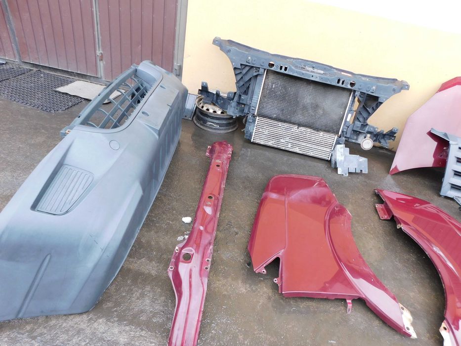 VW Crafter przód kompletny maska chłodnice zderzak lampy błotniki OEM