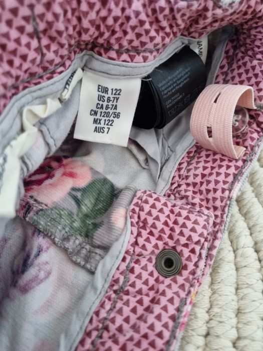 Spódniczka kwiaty kwiatki H&M 122