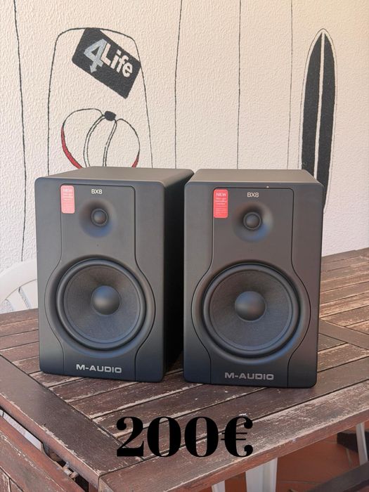 Colunas de estudio M-Audio BX8 — 200€
