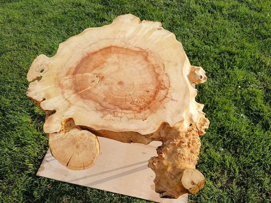 Stolik kawowy ława stół drewno naturalne klon loft