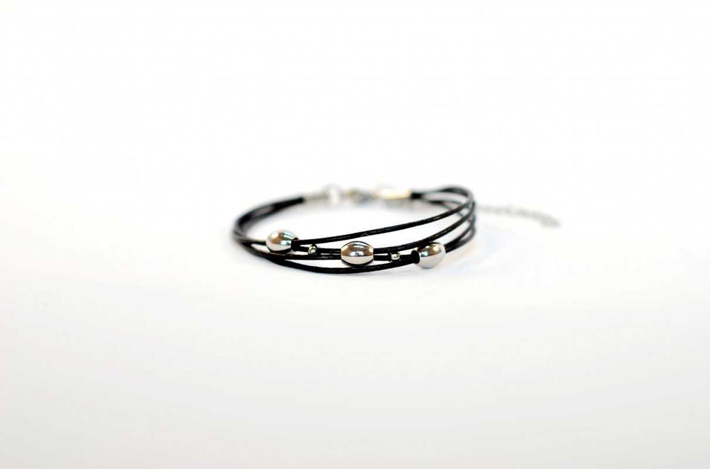 Bransoletka z rzemienia naturalnego