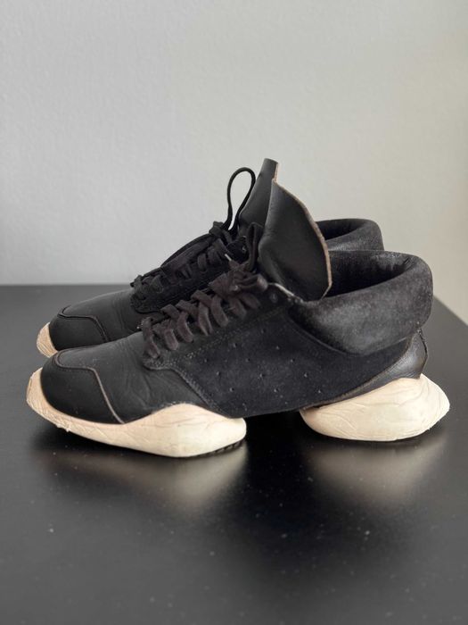 Adidas x Rick Owens Runner Black s74570 Geobasket Ramone