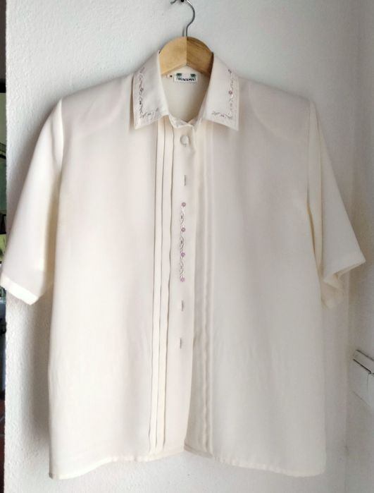 Camisa senhora creme