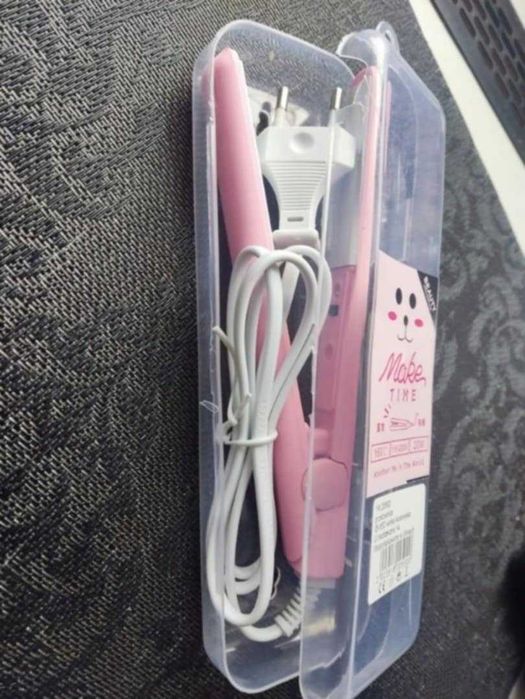 Mini prostownica i lokówka do włosów