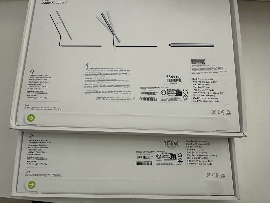 Apple Magic Keyboard for iPad Pro 11 13 M4 2024 Оригинал MVR53, MVR43