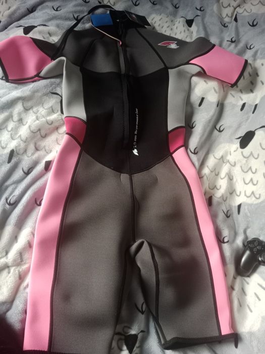 Pianka neoprenowa różowa damska