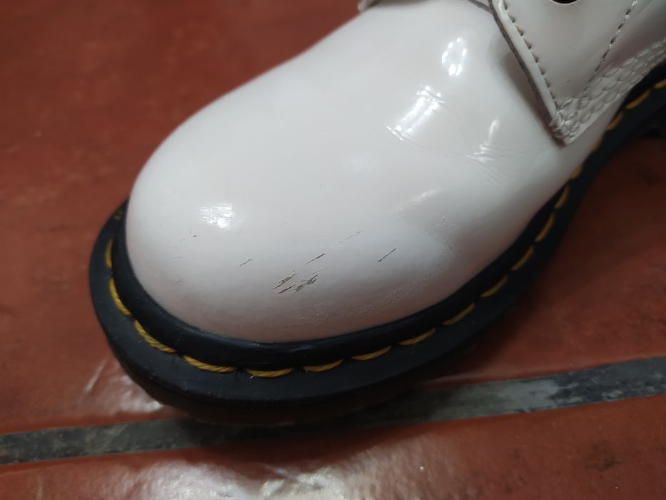Martens 1460 W bota original branca