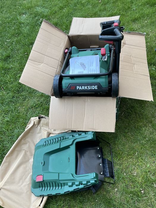 Kosiarka elektryczna Parkside PRM 1800 C3 porządna z koszem kablem