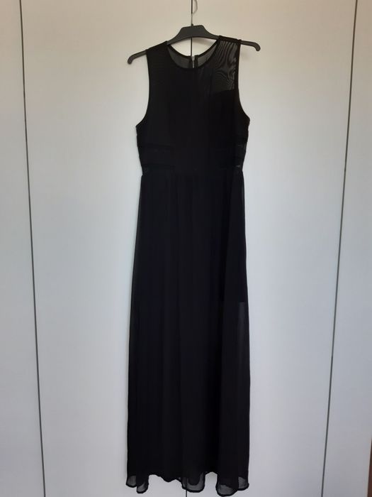 Vestido preto comprido