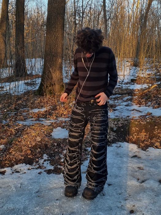 !!! ДЖИНСЫ 2026 opium | viperr | bootcut | опиум | дистрес | черные !!