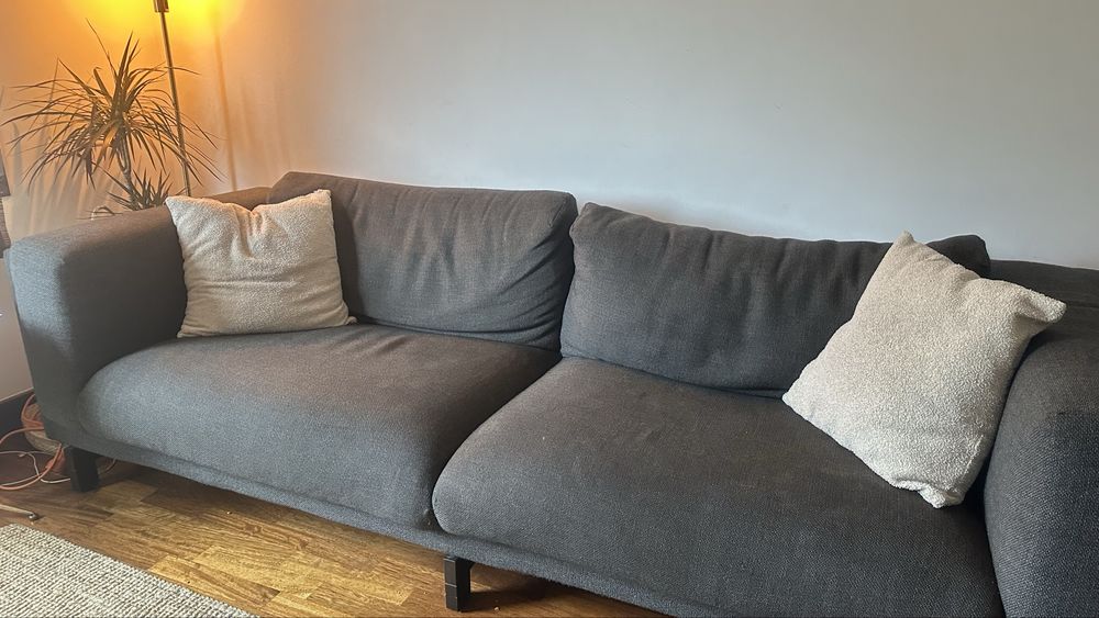 Sofa Ikea Nockby Cinza Antracide