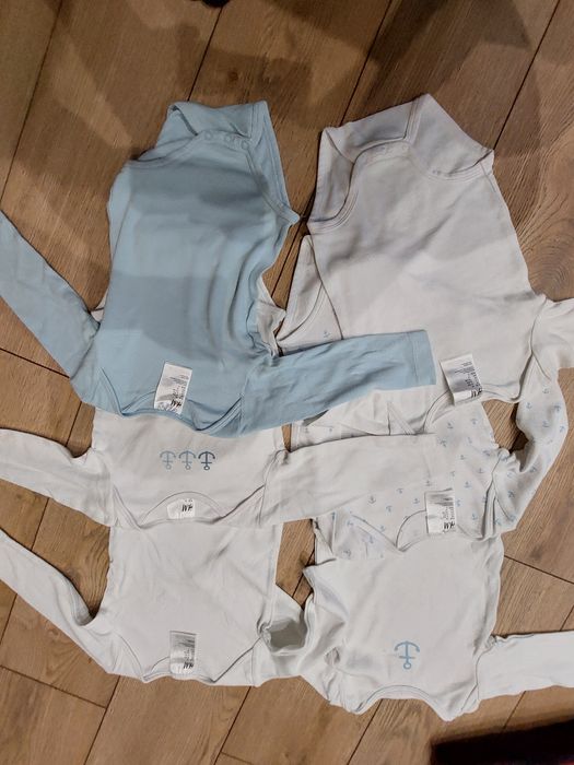Body z długim rękawem H&M r. 74