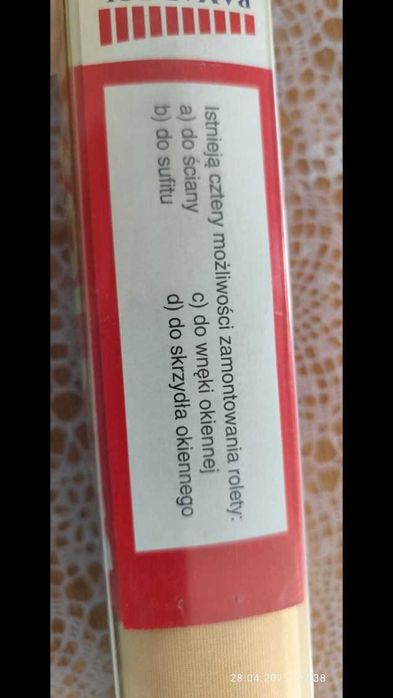 Rolety -wyprzedaż końcówki