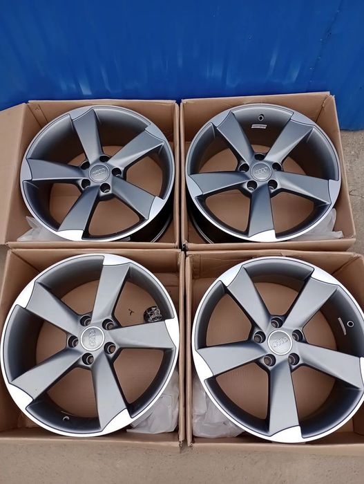 Felgi Aluminiowe 5x112 r18 et45  Audi rotor A3 A4 A6 A8 Q2 Q3 TtT