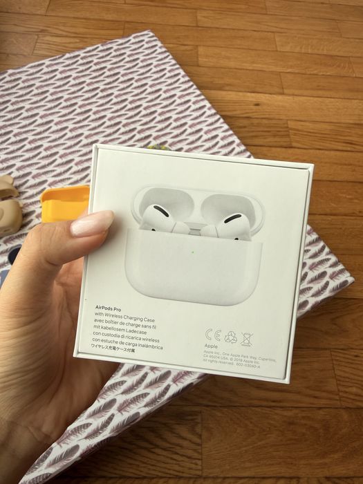 AirPods Pro 1ª geração originais + caixa + pontas novas + extras