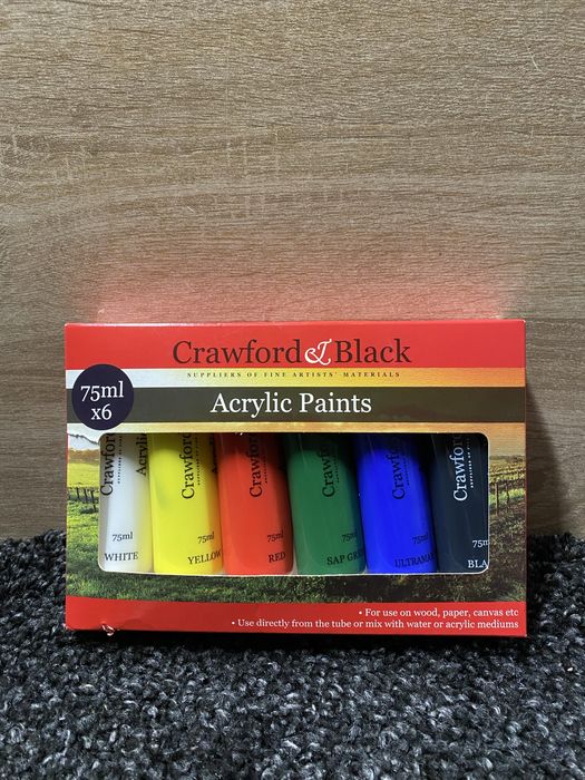 Akrylowa farba  crawford & black