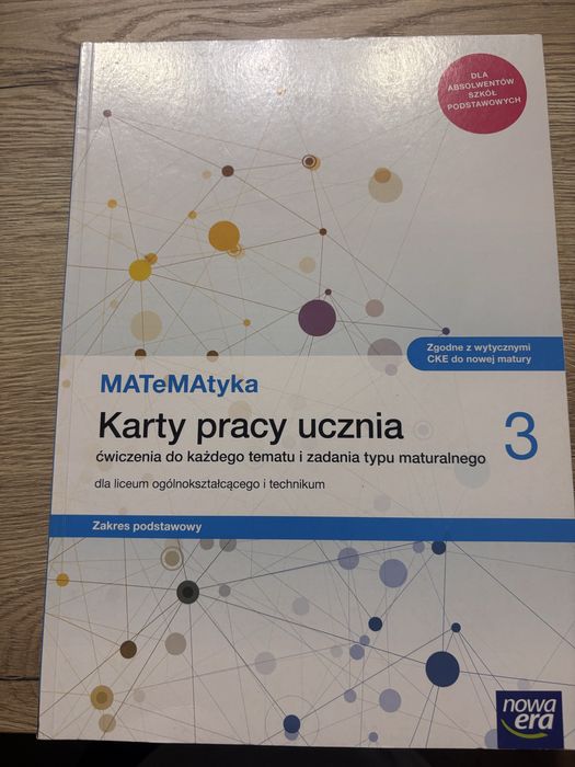 Karty pracy ucznia 3 nowa era