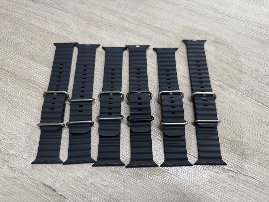 Apple Watch Ocean Band Black Natural / Black Titanium Finish для Watch Ultra 49mm / 42/44/45/46mm оригінал